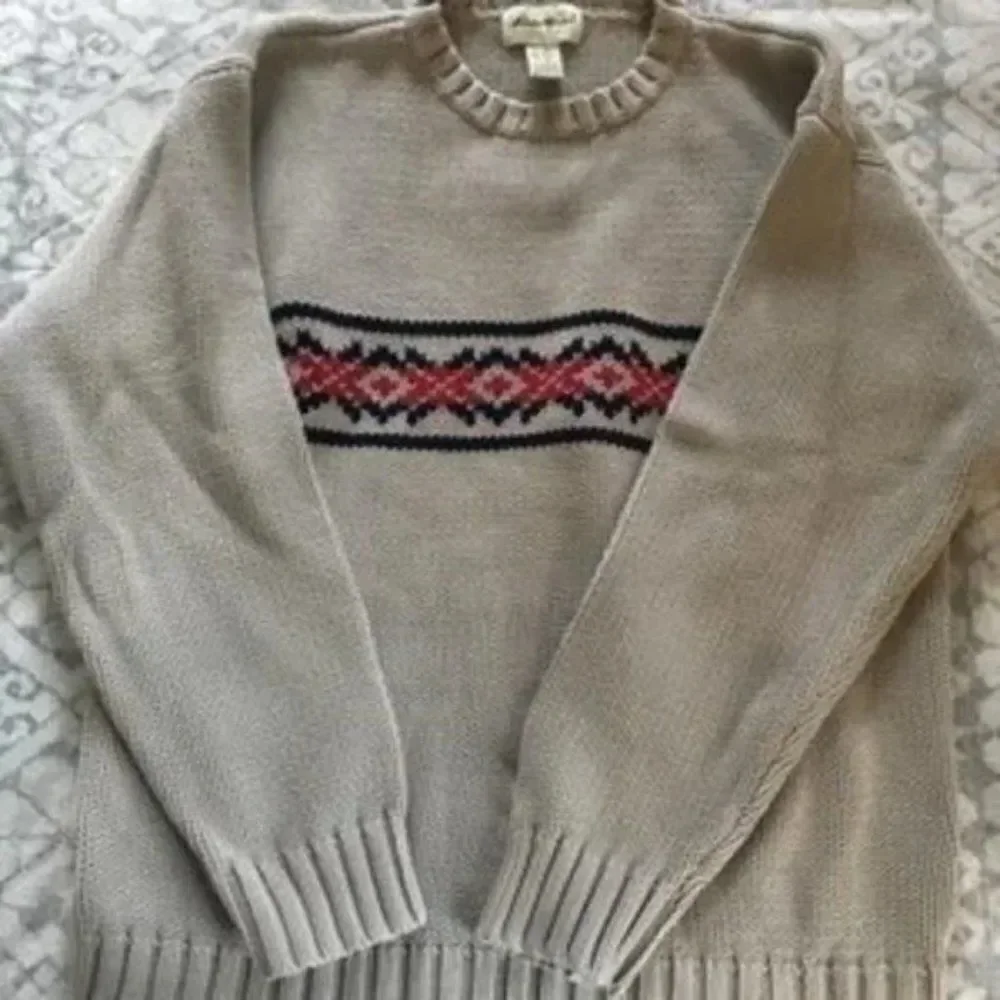 Eddie Bauer Men’s Ski Sweater size Large Tall - Picture 5 of 7